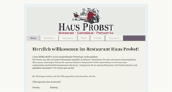 Desktop Screenshot of hausprobst.de