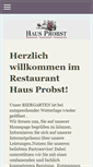 Mobile Screenshot of hausprobst.de
